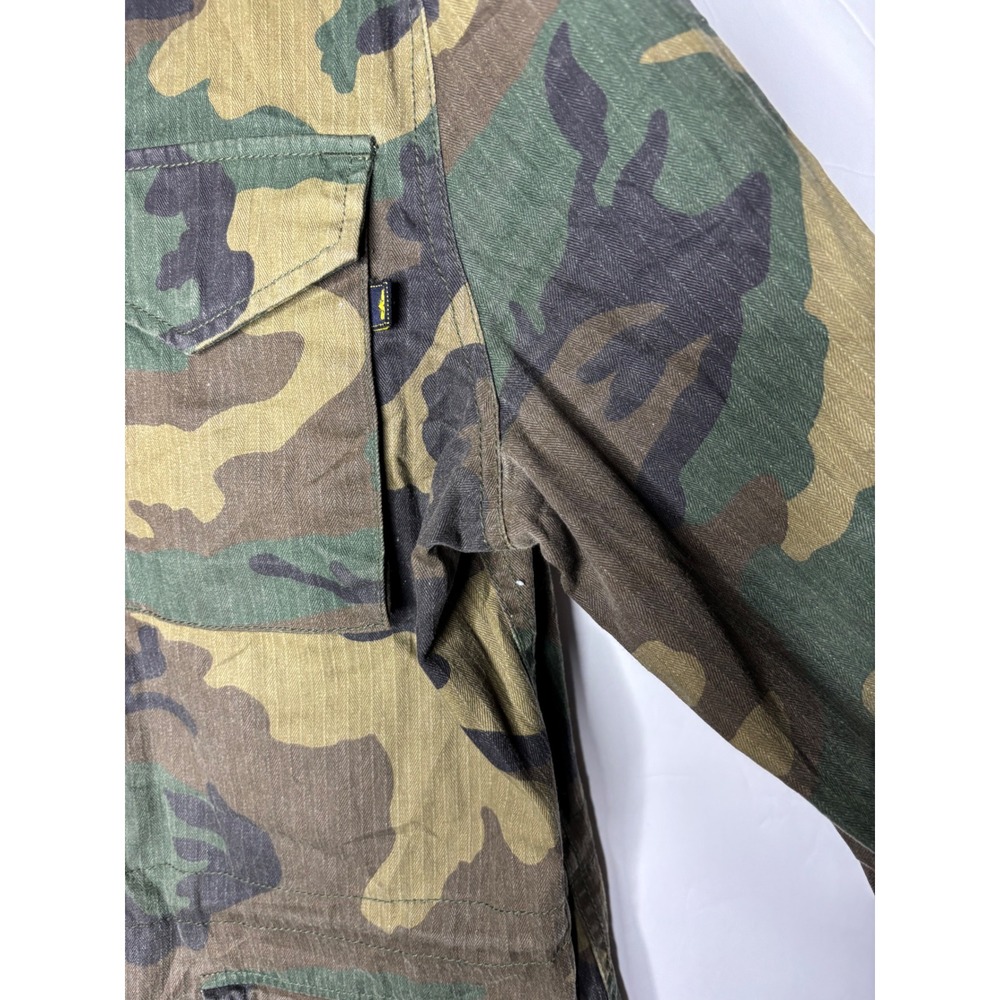 Alpha Industries Mens M-65 Camo Field Jacket World Tour Dragon Embroidery Large - Picture 3 of 11